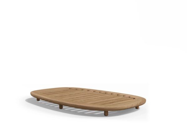 2-sitziger Pouf aus Teakholz | TRIBÙ | Elio - Image 2
