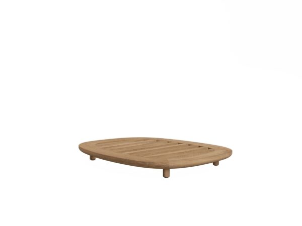 Sitzpuff aus Teakholz | TRIBÙ | Elio - Image 2