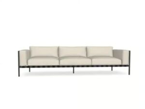 3-Sitzer Sofa aus Aluminium | TRIBÙ | Natal Alu