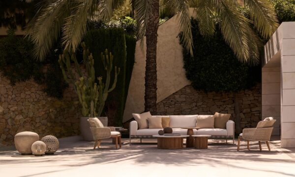 3-Sitzer Sofa aus Aluminium | TRIBÙ | Natal Alu - Image 3