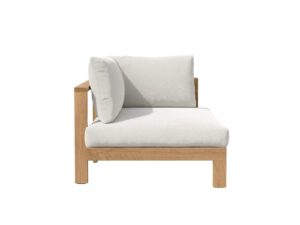 Eck- Gartensessel aus Stoff | TRIBÙ | Pure