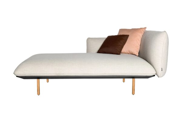 Gepolsterte Récamiere für den Garten aus Stoff | TRIBÙ | Senja - Image 2