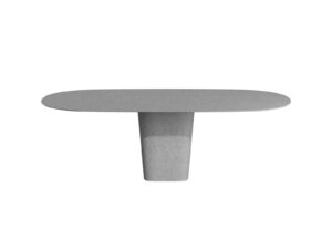 Ovaler Esstisch aus Beton | TRIBÙ | Tao