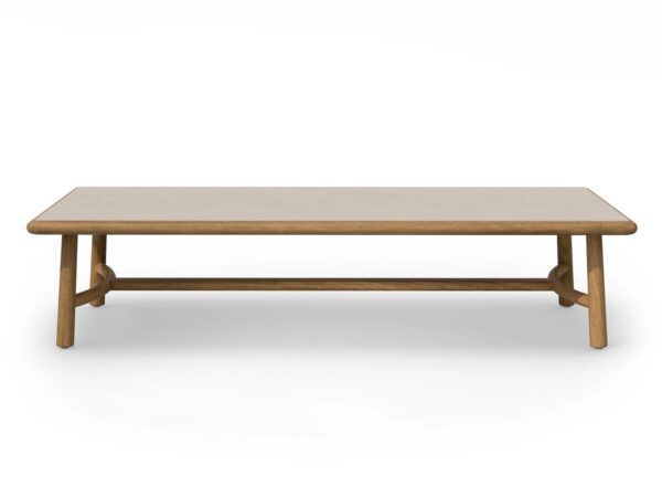 Niedriger rechteckiger Garten-Beistelltisch aus Teakholz | TRIBÙ | Ukiyo - Image 2