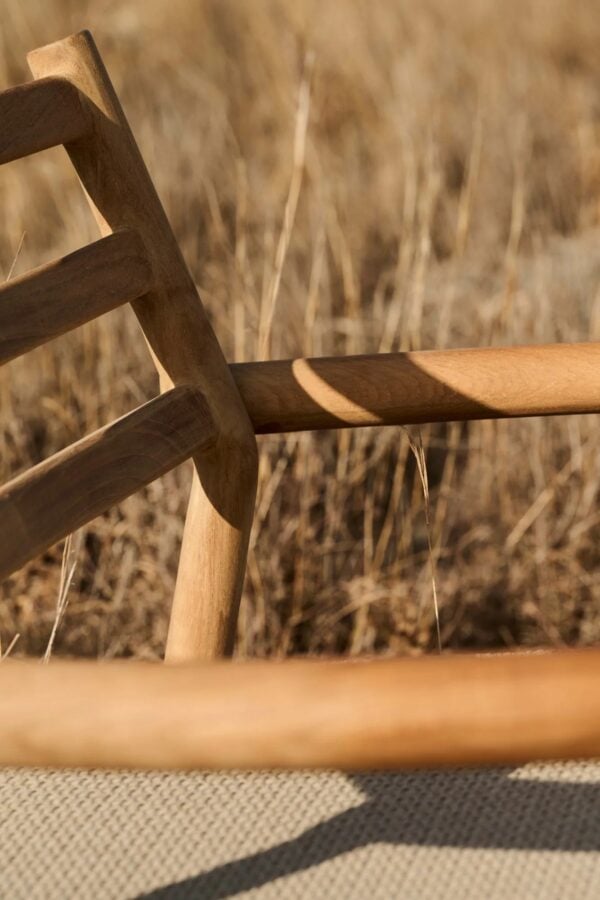 Lounge Gartensessel aus Teakholz mit Armlehnen | TRIBÙ | Ukiyo - Image 4