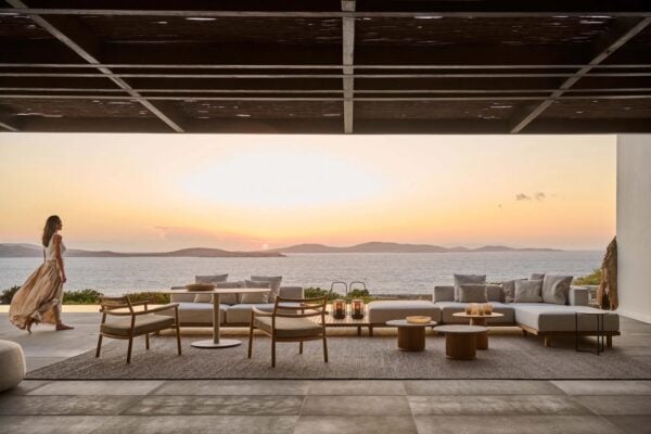 Lounge Gartensessel aus Teakholz mit Armlehnen | TRIBÙ | Ukiyo - Image 11