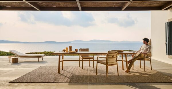 Rechteckiger Gartentisch aus Teakholz | TRIBÙ | Ukiyo - Image 4