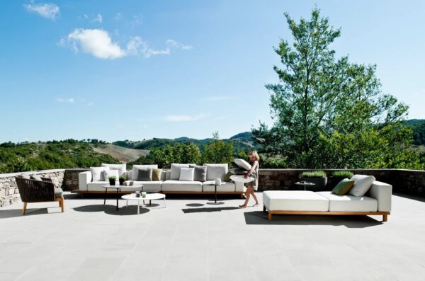 Anbausofa aus Stoff | TRIBÙ | Vis à vis - Image 12