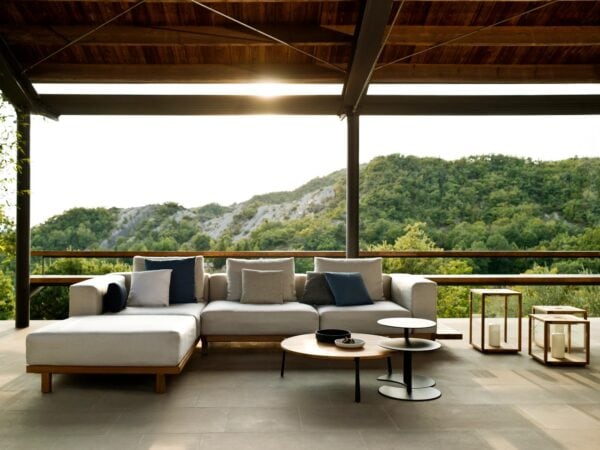 Anbausofa aus Stoff | TRIBÙ | Vis à vis - Image 11