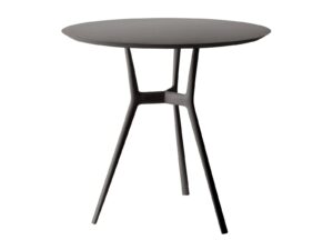 Runder Gartentisch aus pulverbeschichtetem Aluminium | TRIBÙ | Branch
