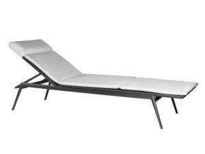 Verstellbarer Gartenliege aus Aluminium | TRIBÙ | Branch