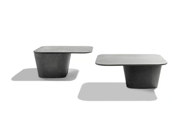 Quadratischer Couchtisch aus Leichtbeton | TRIBÙ | Tao - Image 2