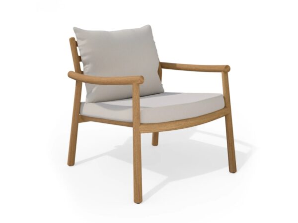Lounge Gartensessel aus Teakholz mit Armlehnen | TRIBÙ | Ukiyo - Image 6