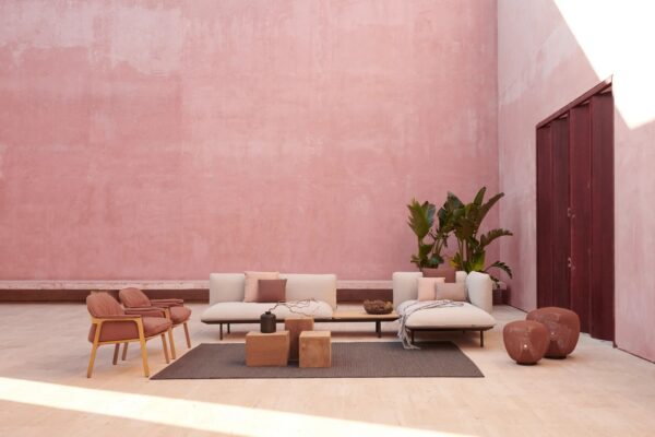 Modulares Garten Ecksofa aus Stoff | TRIBÙ | Senja - Image 4