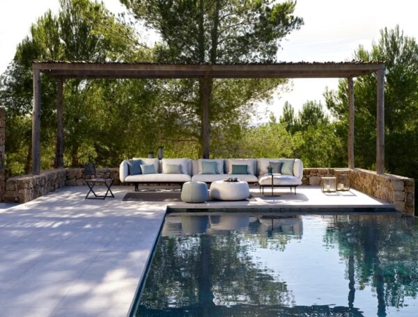 Modulares Garten Ecksofa aus Stoff | TRIBÙ | Senja - Image 3