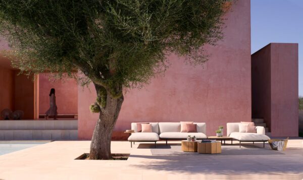 Modulares Garten Ecksofa aus Stoff | TRIBÙ | Senja - Image 5