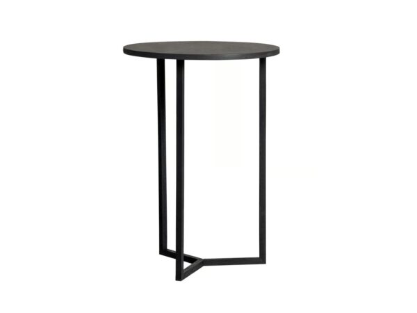 Hoch- runder Couchtisch aus pulverbeschichtetem Aluminium | TRIBÙ | Natal Alu