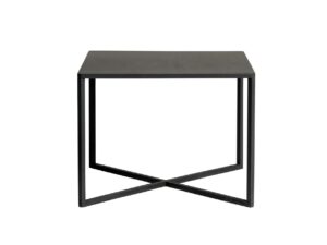 Niedriger quadratischer Couchtisch aus pulverbeschichtetem Aluminium | TRIBÙ | Natal Alu
