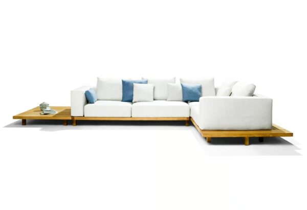 Anbausofa aus Stoff | TRIBÙ | Vis à vis