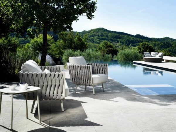 Gartensessel aus Stoff mit Armlehnen | TRIBÙ | Tosca - Image 12