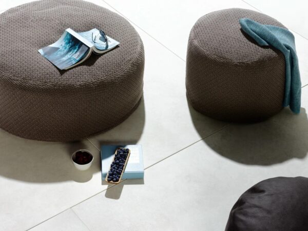 Runder Sitzpouf für den Außenbereich aus Stoff | TRIBÙ | Accessories - Image 8