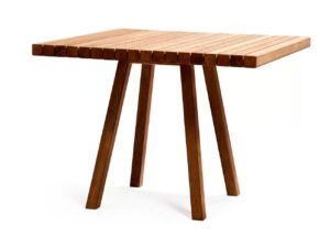 Quadratischer Gartentisch aus Teakholz | TRIBÙ | Vis à vis