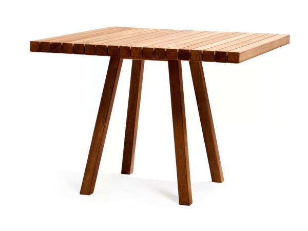 Quadratischer Gartentisch aus Teakholz | TRIBÙ | Vis à vis