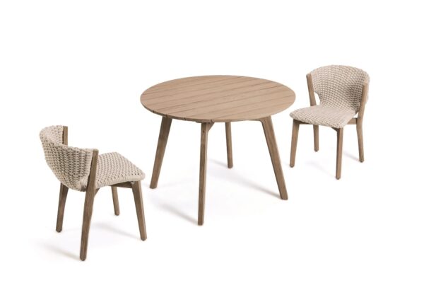 Runder Gartentisch aus Teakholz | Ethimo | Knit - Image 5