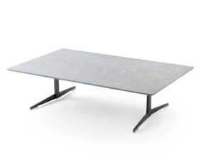 Rechteckiger Couchtisch aus Stein | Flexform | Fly