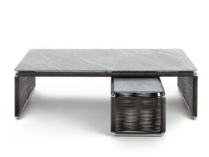 Rechteckiger Garten-Beistelltisch aus Stein | Flexform | Tindari