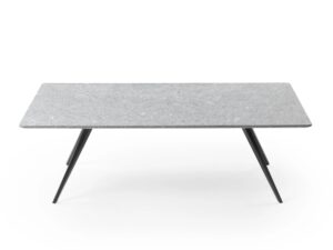 Rechteckiger Couchtisch aus Stein | Flexform | Zefiro