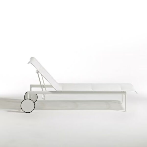 Verstellbarer Gartenliege mit Rollen | Knoll | 1966 - Image 3