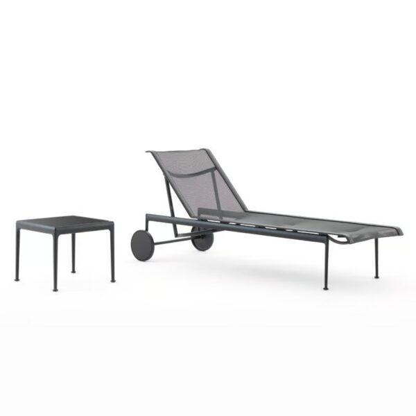 Verstellbarer Gartenliege mit Rollen | Knoll | 1966 - Image 7