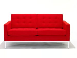 2-Sitzer kapitoniertes Sofa | Knoll | Florence Knoll Lounge
