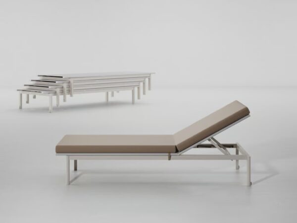 Verstellbarer Gartenliege aus Aluminium | Kettal - Image 3