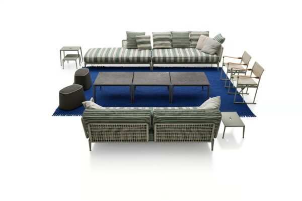 3-Sitzer Gartensofa aus Stoff | B&B Italia Outdoor | Ribes - Image 4