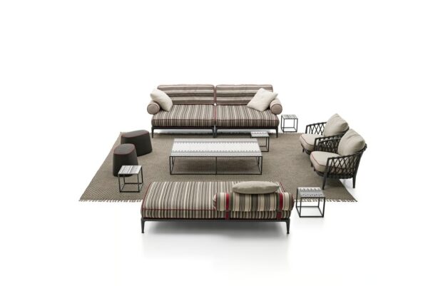 3-Sitzer Gartensofa aus Stoff | B&B Italia Outdoor | Ribes - Image 3