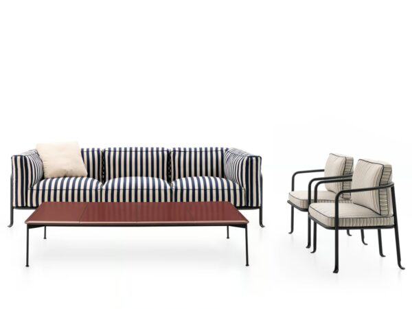 3-Sitzer Gartensofa aus Stoff | B&B Italia Outdoor | Borea - Image 2