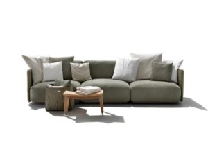 3-er Garten Anbausofa aus Stoff | Flexform | Eddy