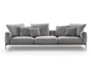 3-Sitzer Sofa aus Stoff mit abnehmbarem Bezug | Flexform | Romeo