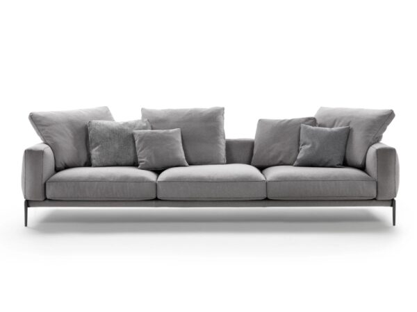 3-Sitzer Sofa aus Stoff mit abnehmbarem Bezug | Flexform | Romeo