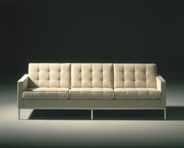 3-Sitzer kapitoniertes Sofa | Knoll | Florence Knoll Lounge - Image 2