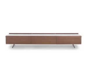 Sideboard aus Holzfurnier mit Schubladen | Flexform