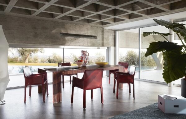 Loungesessel aus gegerbtem Leder mit Armlehnen | Cassina | Cab - Image 9