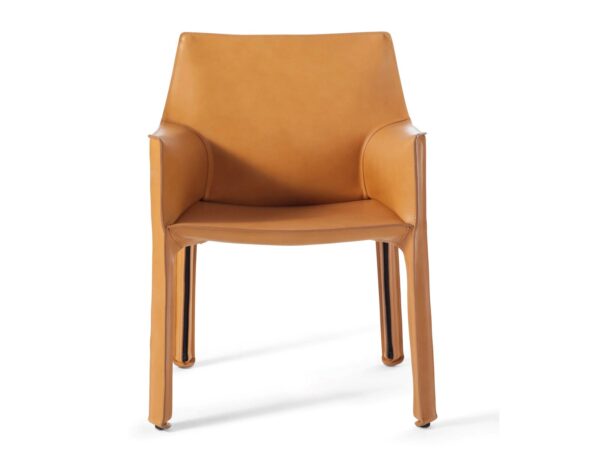 Loungesessel aus gegerbtem Leder mit Armlehnen | Cassina | Cab - Image 2