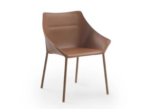 Stuhl aus gegerbtem Leder | Flexform | Haiku