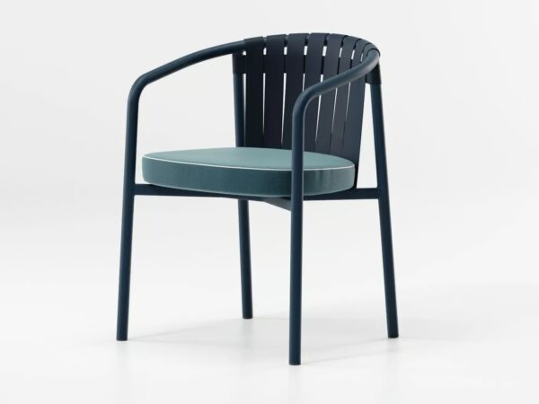 Gartenstuhl aus Aluminium mit Armlehnen | Kettal | Arc