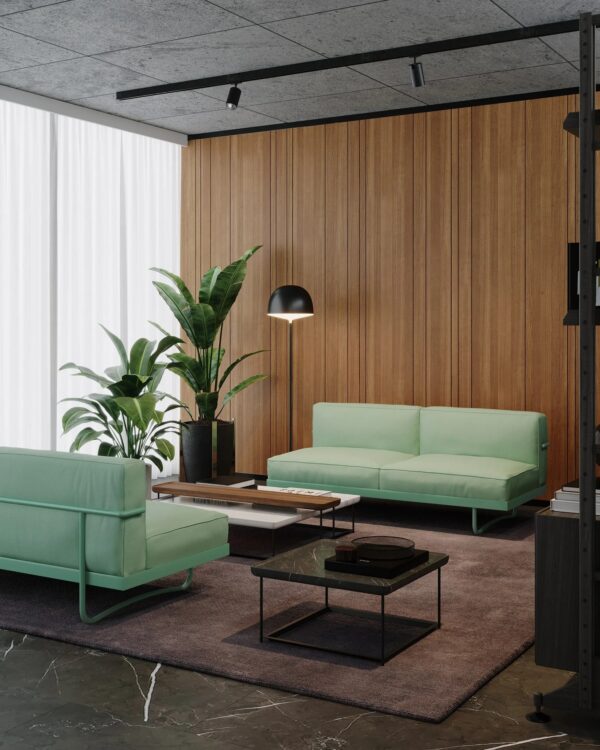 2-Sitzer für Hotel/Gastro Sofa | Cassina | LC - Image 5