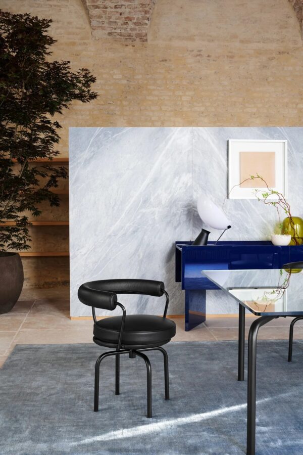 Drehstuhl Stuhl mit Armlehnen | Cassina | LC - Image 9