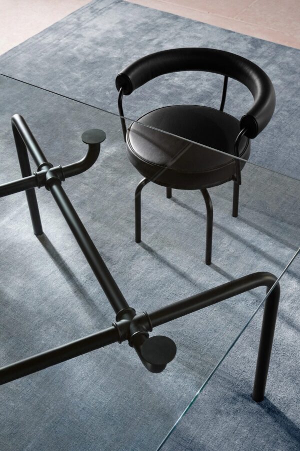 Drehstuhl Stuhl mit Armlehnen | Cassina | LC - Image 3